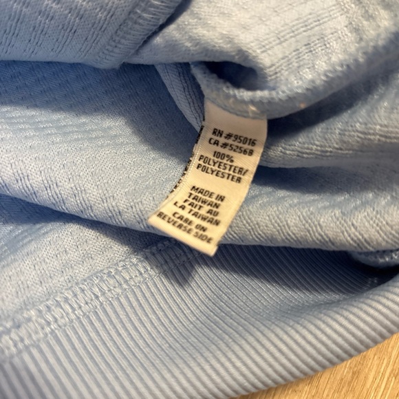 Straight Down Women’s Zip Up Eliza Jacket Hoodie Blue Waffle Golf Active- Large - Picture 8 of 13